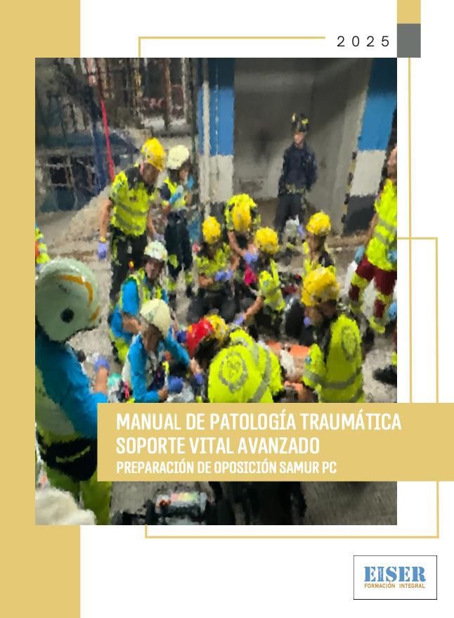 Portada del manual de Patología traumática y soporte vital avanzado, editado por EISER para la oposición de Enfermería